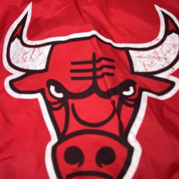 Champion Chicago Bulls Pregame Warm-Up Jacket Size XL Red Black VTG 90s RARE MJ - Picture 13 of 16